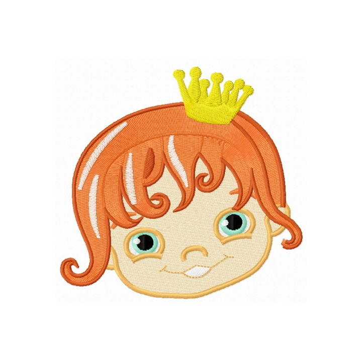 Princess 3 embroidery design - Embroidery Design