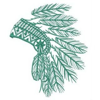 Small headdress  embroidery design - Embroidery Design