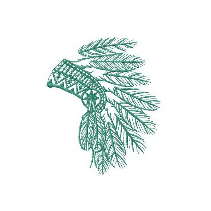 Small headdress  embroidery design - Embroidery Design