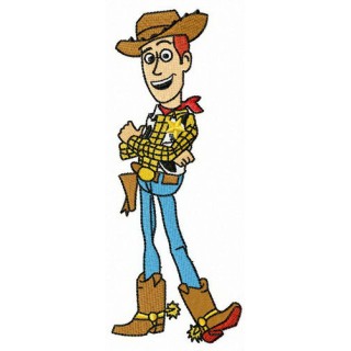 Brave Woody embroidery design - Embroidery Design