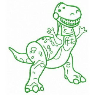 Plastic Rex embroidery design - Embroidery Design
