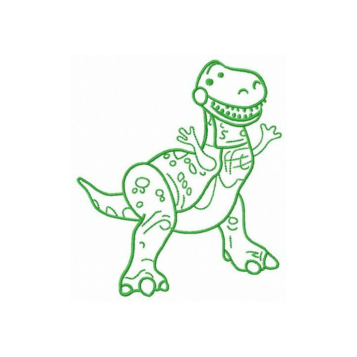 Plastic Rex embroidery design - Embroidery Design