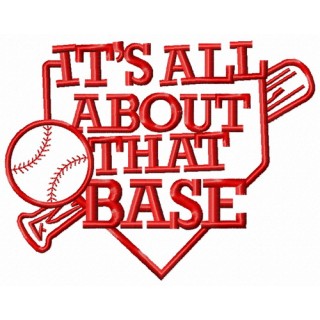 It's all about that base embroidery design - Embroidery Design