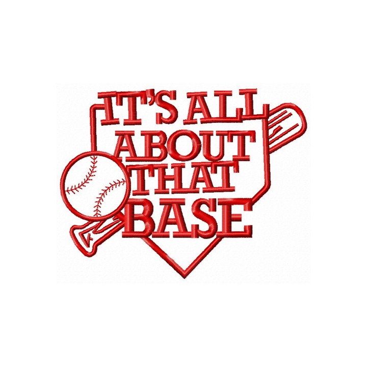 It's all about that base embroidery design - Embroidery Design