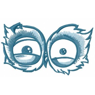 Owl eyes 5 embroidery design - Embroidery Design