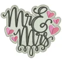 Romantic love quotes embroidery design preview showcasing elegant stitching patterns for heartfelt creations.