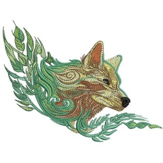Wolf spirit 2 embroidery design - Embroidery Design
