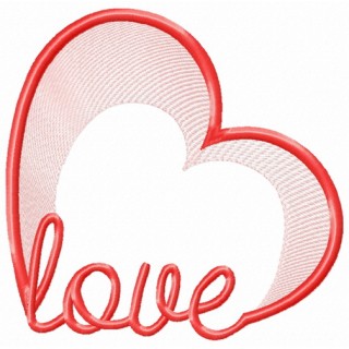 Love in my heart embroidery design - Embroidery Design