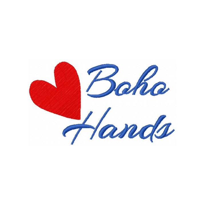 Love boho hands embroidery design - Embroidery Design