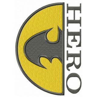 Batman hero embroidery design - Embroidery Design