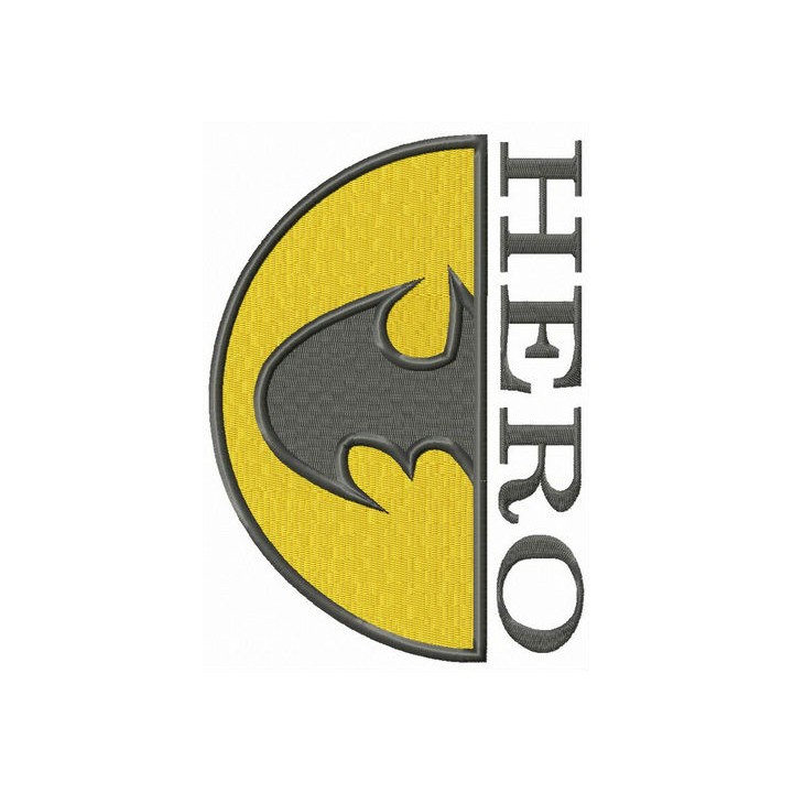 Batman hero embroidery design - Embroidery Design