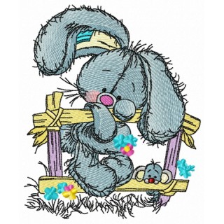 I miss you 2 embroidery design - Embroidery Design