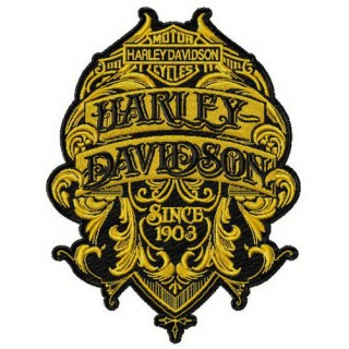 Harley-Davidson since 1903 embroidery design - Embroidery Design