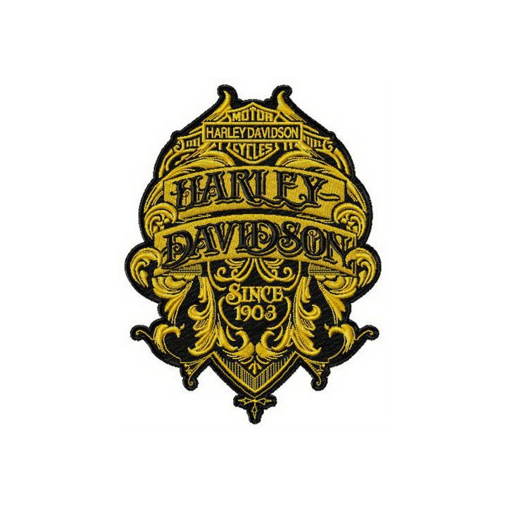 Harley-Davidson since 1903 embroidery design - Embroidery Design