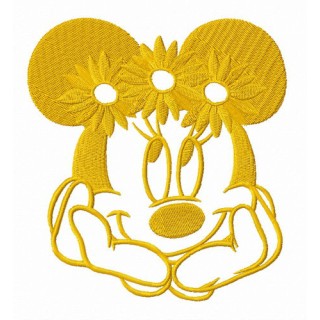 Minnie dreaming embroidery design - Embroidery Design