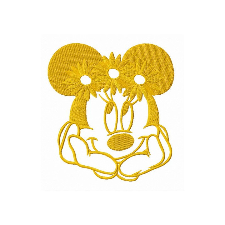 Minnie dreaming embroidery design - Embroidery Design