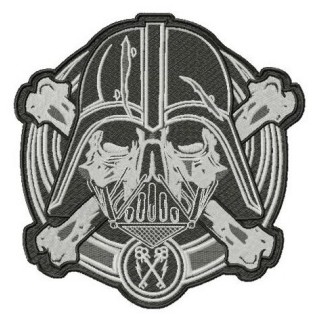 Darth Vader large patch embroidery design - Embroidery Design