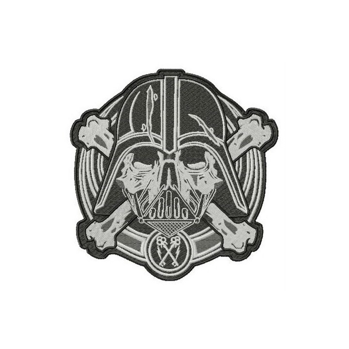 Darth Vader large patch embroidery design - Embroidery Design