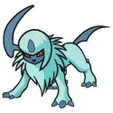 Preview of Pokemon Absol embroidery design, showcasing detailed stitching patterns for your crafting projects.