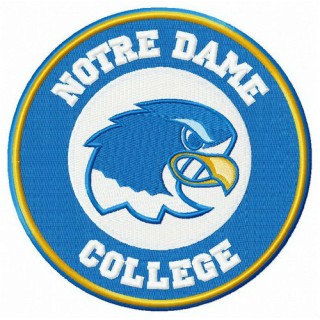Notre Dame Falcons logo embroidery design - Embroidery Design