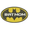 Preview of the BatMom embroidery design featuring a playful bat motif, ideal for t-shirts and hoodies.
