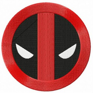 Deadpool road sign embroidery design - Embroidery Design