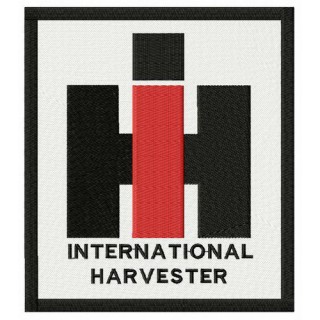 International Harvester logo embroidery design - Embroidery Design