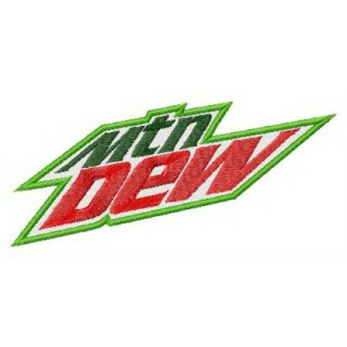 Mountain Dew logo embroidery design - Embroidery Design