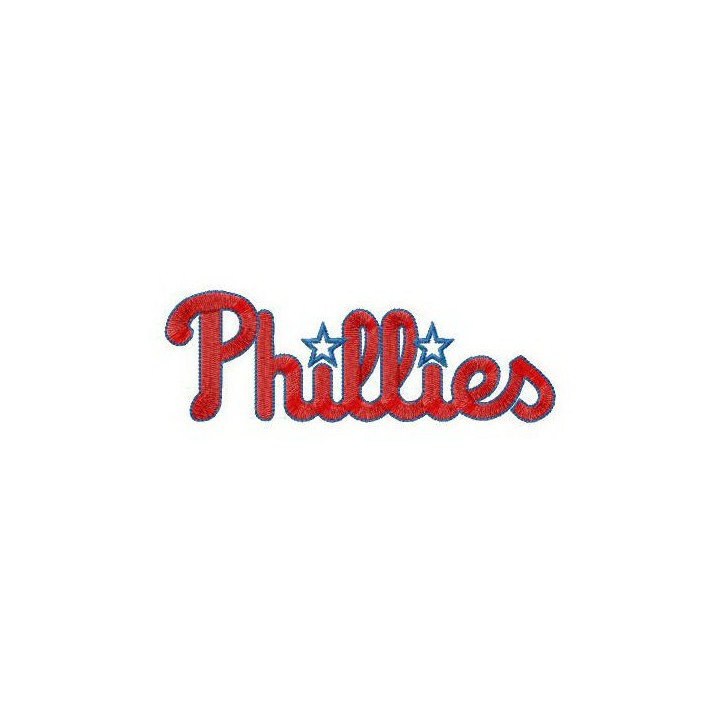 Philadelphia Phillies alternative logo embroidery design - Embroidery Design