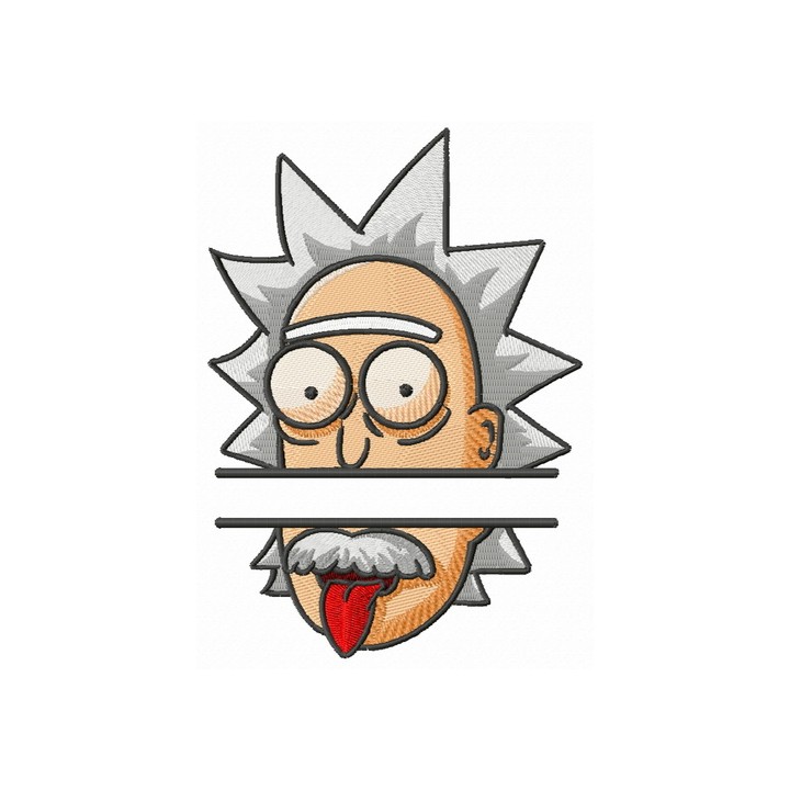 Rick Einstein monogram embroidery design - Embroidery Design