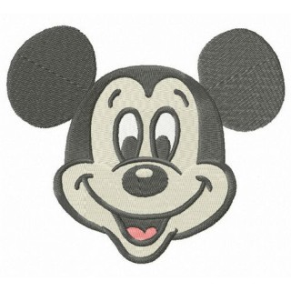 Excited Mickey embroidery design - Embroidery Design