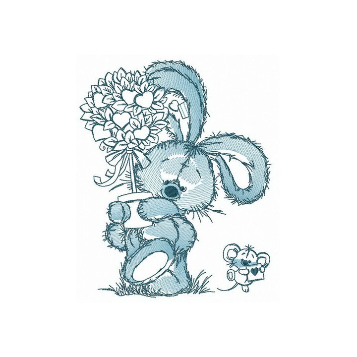 Presents for Valentine's Day embroidery design - Embroidery Design