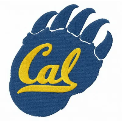 California Golden Bears alternative logo embroidery design preview showcasing intricate stitching patterns.