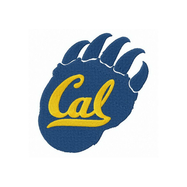California Golden Bears alternative logo embroidery design - Embroidery Design
