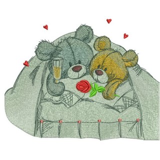 Just married embroidery design - Embroidery Design