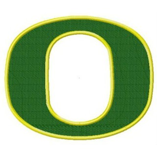 Oregon Ducks cap insignia embroidery design - Embroidery Design