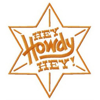 Hey Howdy Hey star embroidery design - Embroidery Design