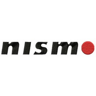 Nismo alternative logo embroidery design - Embroidery Design