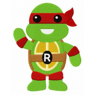 Chibi Raphael  embroidery design - Embroidery Design