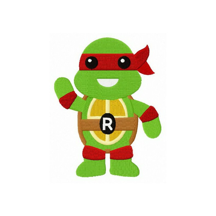 Chibi Raphael  embroidery design - Embroidery Design