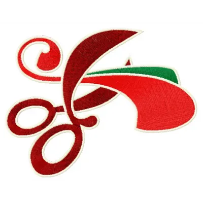 Grand opening embroidery design featuring celebratory motifs, perfect for stitching on banners and apparel.