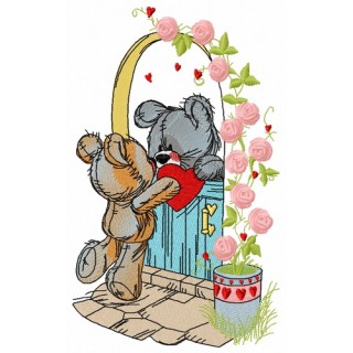 My heart is yours embroidery design - Embroidery Design