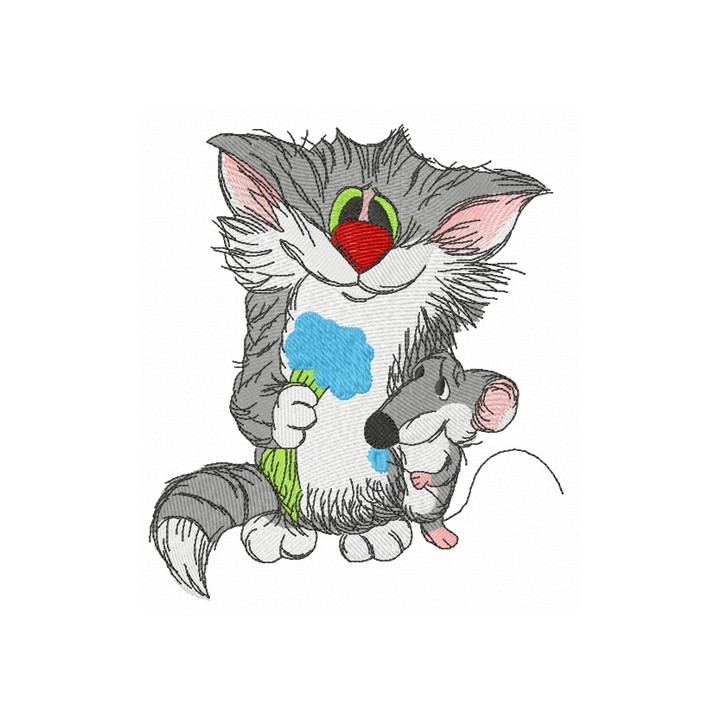 Forget-me-not flowers for my friend embroidery design - Embroidery Design