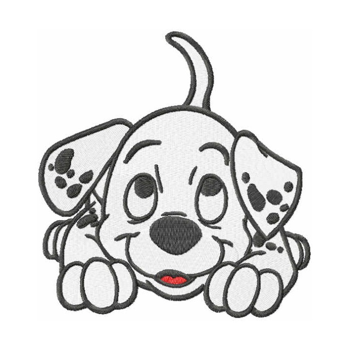 Dalmatian puppy embroidery design - Embroidery Design
