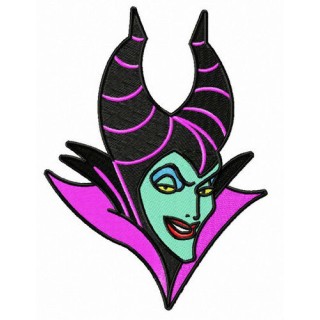 Strange Maleficent embroidery design - Embroidery Design