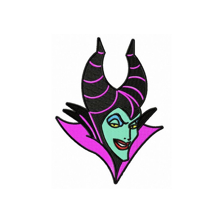 Strange Maleficent embroidery design - Embroidery Design