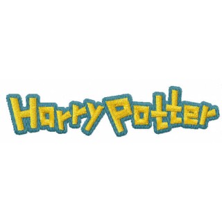 Harry Potter wordmark embroidery design - Embroidery Design