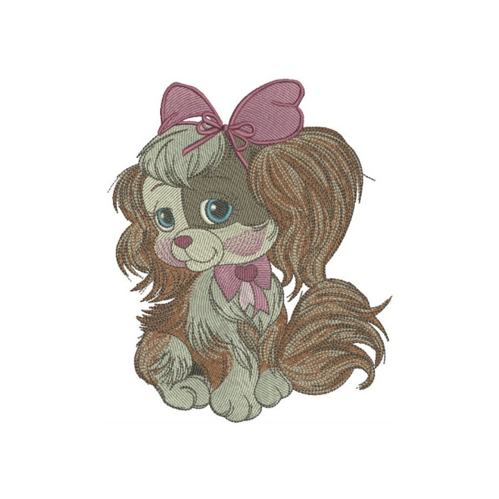 Cute English Cocker Spaniel embroidery design - Embroidery Design