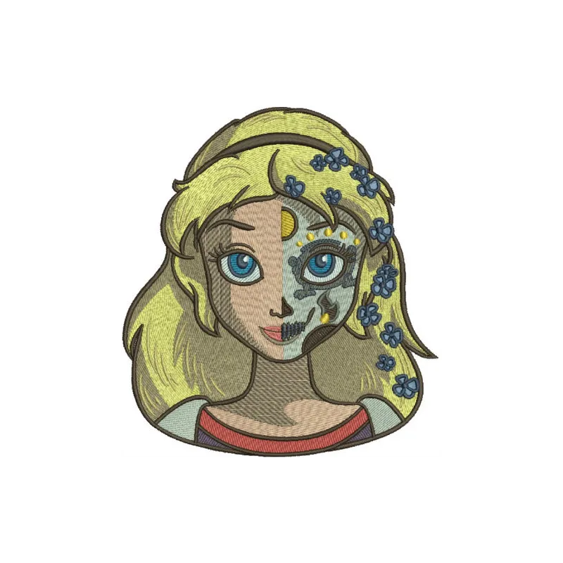 Fancy Cinderella 5 embroidery design showcasing a whimsical princess motif for delightful stitching projects.