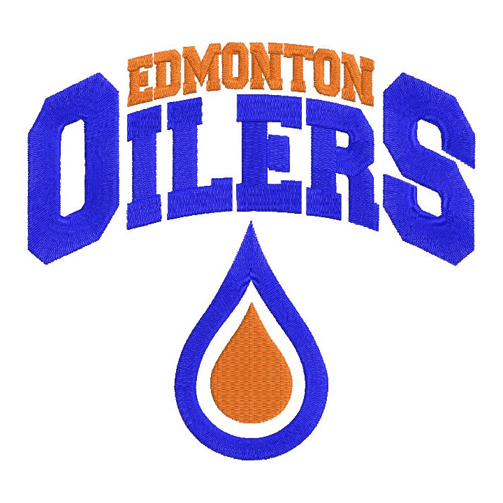 Edmonton Oilers alternate logo embroidery design - Embroidery Design
